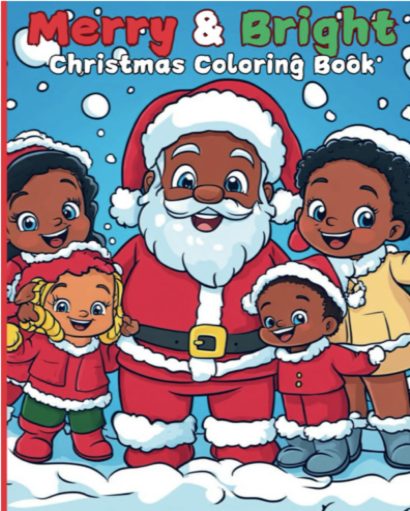 Merry & Bright: A Christmas Coloring Book