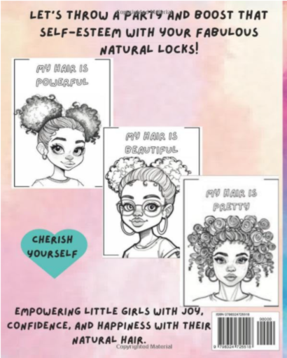 Curly Hair Pride Coloring Book