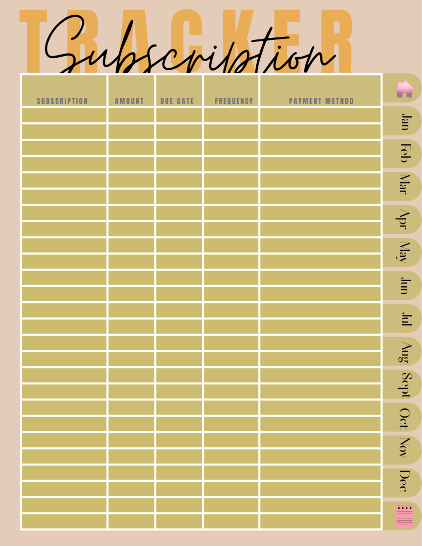 Ultimate Digital Yearly Planner (Undated)